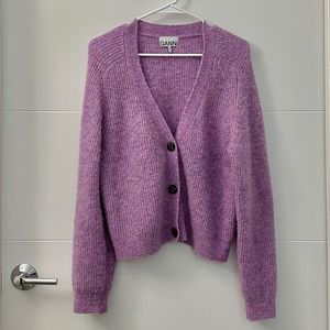 Ganni wool cardigan